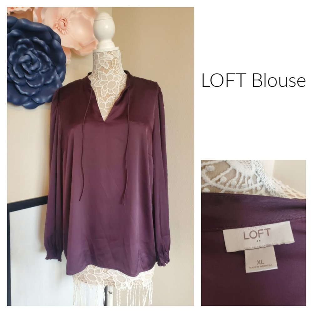 LOFT Long Sleeve Blouse